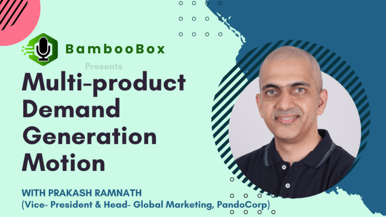 prakash ramnath on multi-product demand generation episode of simplifying demand generation podcast
